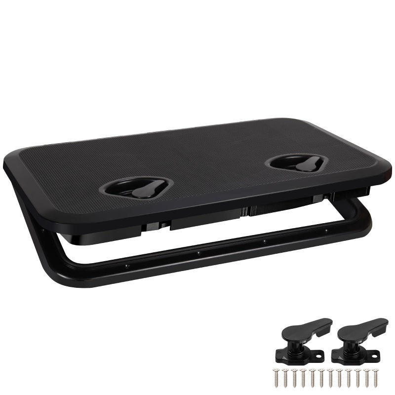 CLLOMAGY 24"x14" Boat Hatch Deck Access Lid,Marine Deck Access Hatch Door Cover for Bass/John/Fishing/Skiff/Sailboat/Yacht & RV/Camper Van,Durable&Weatherproof Boat Access Lid Cover-1PCS - Image 1