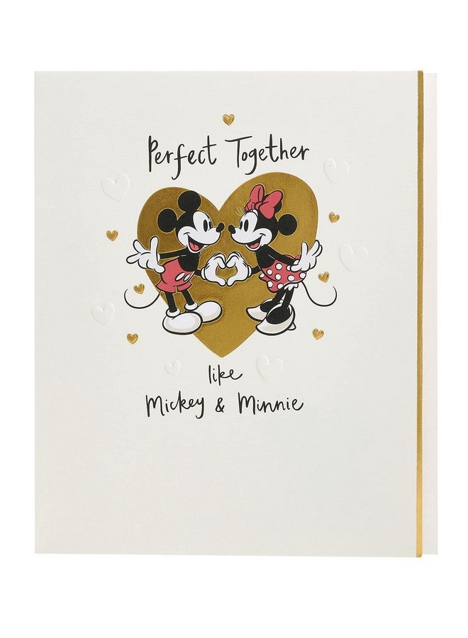 UK Greetings Disney Anniversary Card For Him/Her/Friend With Envelope - Mickey & Minnie Mouse Design - Image 1