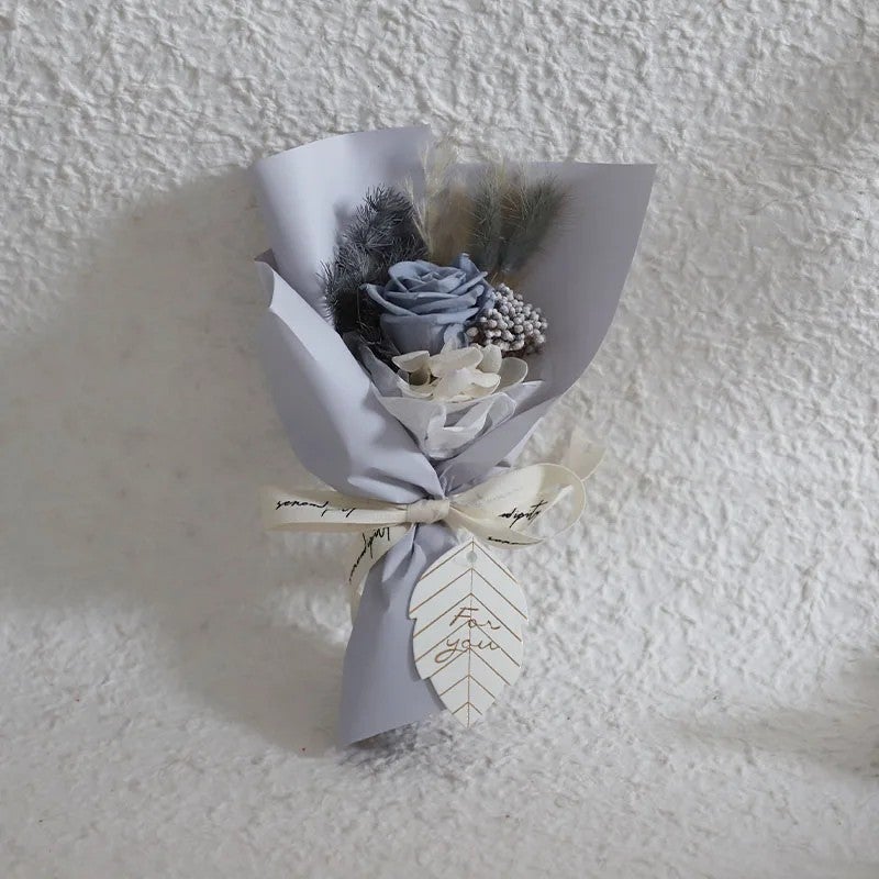 Bluejw Dried Flower Bouquet - Preserved Rose Gift Box for Valentine's Day, Mother's Day - Includes Dried Plants - Image 1