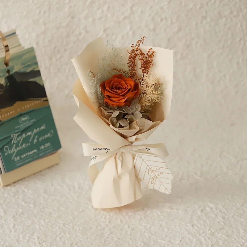 Bluejw Dried Flower Bouquet - Preserved Rose Gift Box for Valentine's Day, Mother's Day - Includes Dried Plants - Image 4