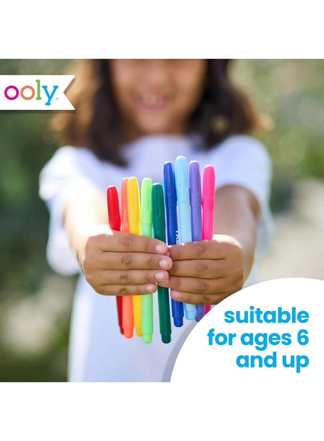 Ooly Permanent Fabric Markers [Set Of 12], Fabric Doodlers Are For Drawing On Denim Jackets, Light T-Shirts, Book Bags, Backpacks And More, Great Kids Activty For Birthdays And Holidays - Image 5