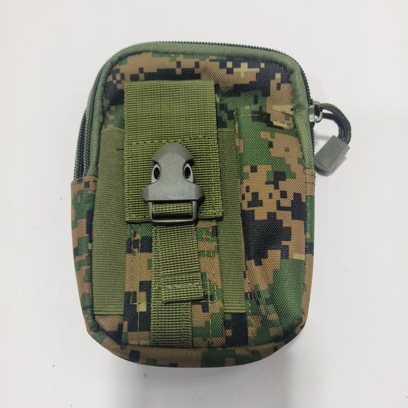 Outdoor Sports Multifunctional Men'S Mobile Phone Bag Waist Bag Tactical Crossbody Wear Belt Hanging Bag Vertical Work Tool Bag - Image 3