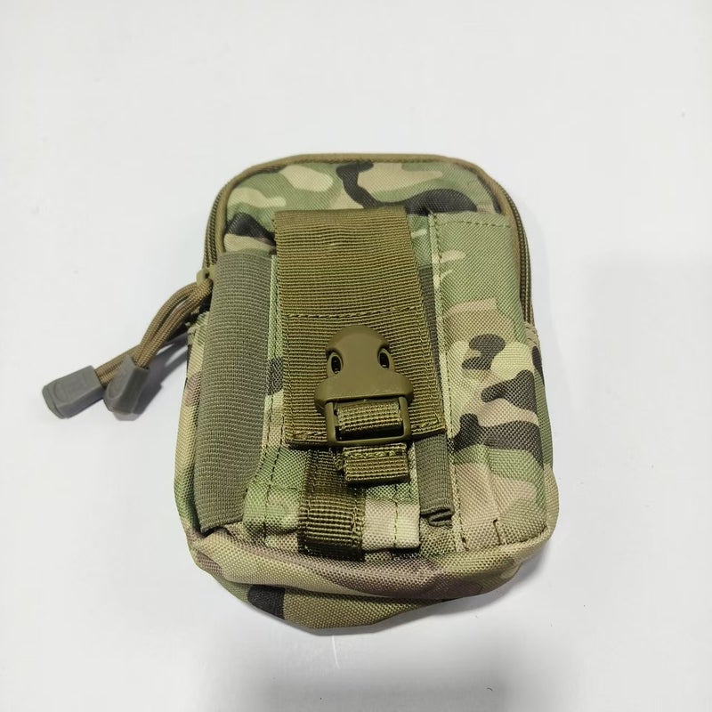 Outdoor Sports Multifunctional Men'S Mobile Phone Bag Waist Bag Tactical Crossbody Wear Belt Hanging Bag Vertical Work Tool Bag - Image 1
