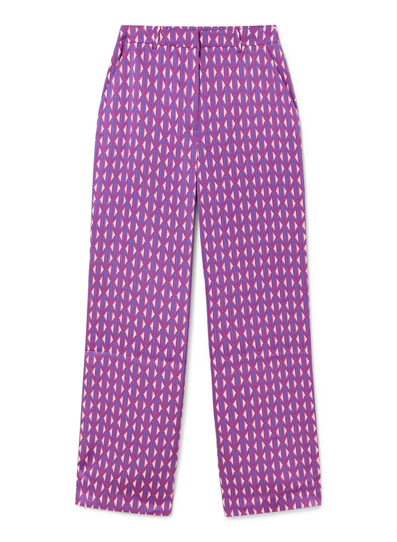 Lola Casademunt Palazzo Trousers With M Print