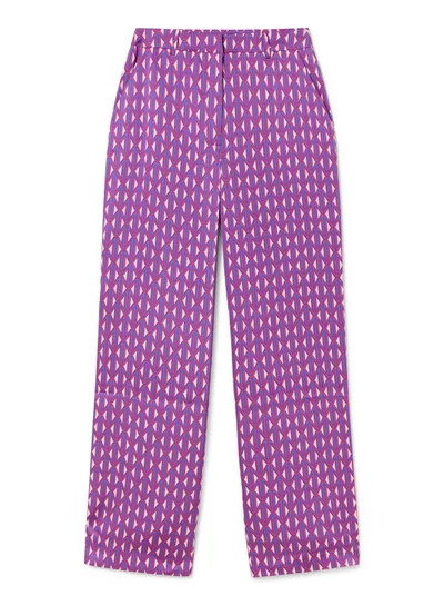 Lola Casademunt Palazzo Trousers With M Print