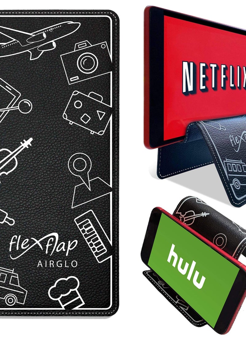 Must-Have Airplane Travel Essentials: Flex Flap Cell Phone Holder & Tablet Stand, Stay Organized and Entertained In-Flight and On-the-Go! - Image 1