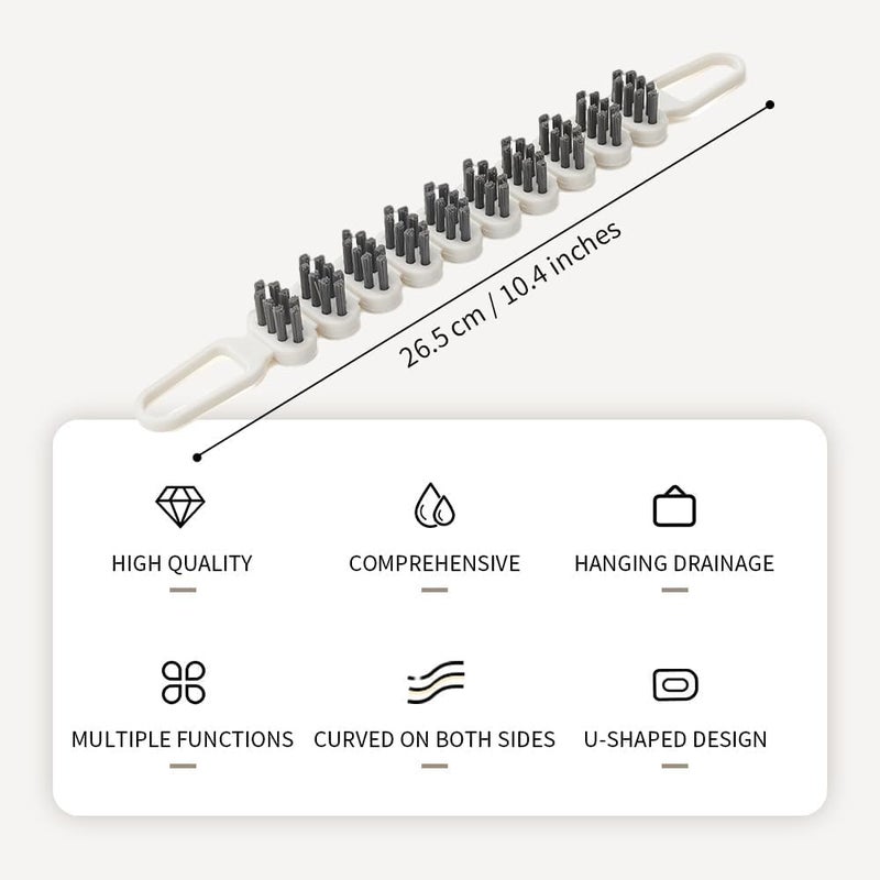 JICOOT Crevice Cleaning Brush, Hard-Bristled Crevice Cleaning Brush, 2023 New Flexible Gap Cleaning Brush, Bendable Brush for Bathroom Kitchen Faucets, Corners, Taps - Image 2