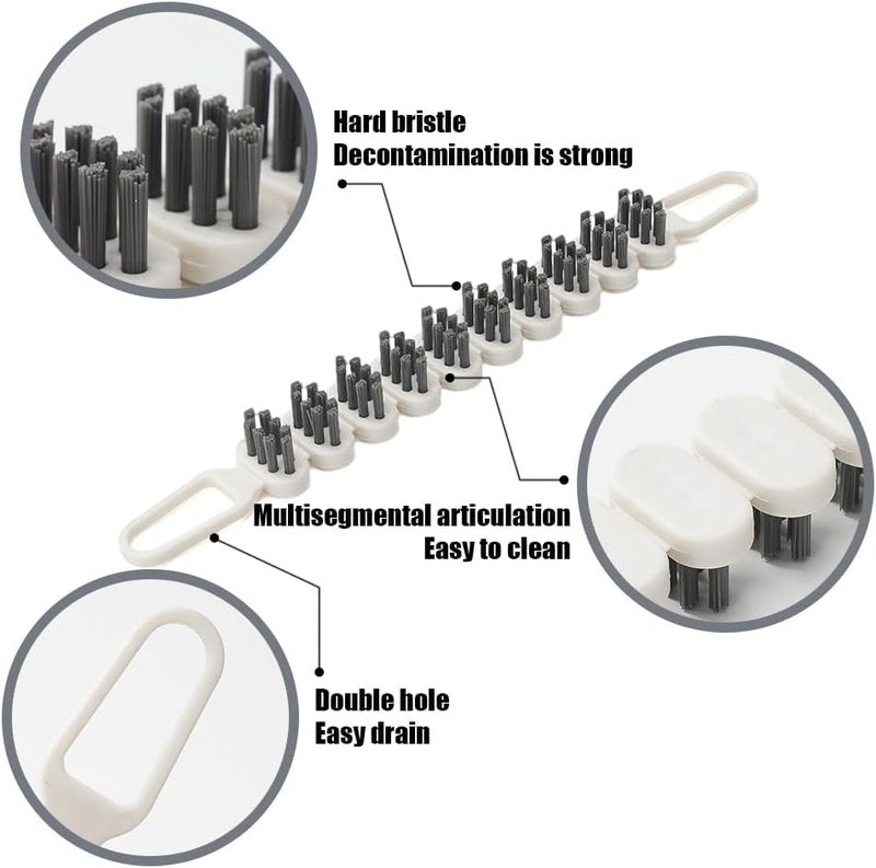 JICOOT Crevice Cleaning Brush, Hard-Bristled Crevice Cleaning Brush, 2023 New Flexible Gap Cleaning Brush, Bendable Brush for Bathroom Kitchen Faucets, Corners, Taps - Image 4