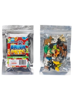 Brick Loot BrickLoot Animal Toy Pet Pack, Toy Building Block Lego Minifigures Accessories, For Adults & Kids Age 6+, 100% Compatible with Major Brands, Dogs, Cats, Fish, Snakes, Rabbits, Birds & More, 42 Animals  - Image 1