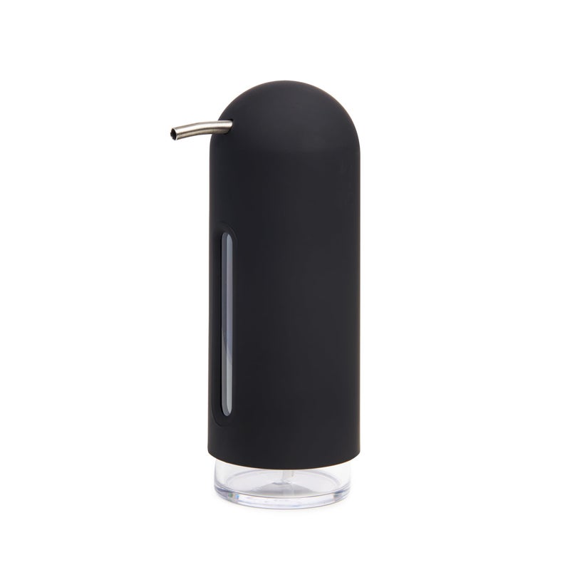 Umbra 330190040 Penguin Pump Kitchen Soap Dispenser Also Works with Hand Sanitizer 12 oz 355 ml Black