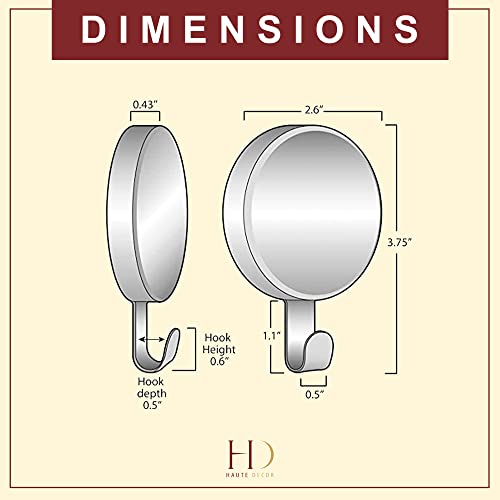 Haute Decor Attract Magnetic Wreath Hanger (White) - for 2 Metal Doors/Surfaces or 1 Single-Pane Glass Door or Window - Holds up to 10lbs. - Image 5