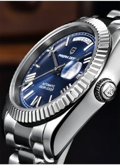 PAGANI DESIGN Men's Watches 36mm Automatic Deep Blue Stainless Steel Mechanical Business Sports Luxury Wrist Watch for Men PD-1752  - Image 4