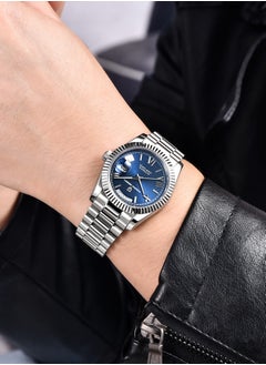 PAGANI DESIGN Men's Watches 36mm Automatic Deep Blue Stainless Steel Mechanical Business Sports Luxury Wrist Watch for Men PD-1752  - Image 2