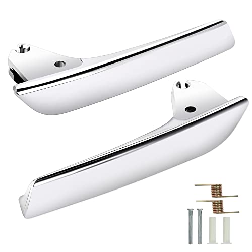 BINWUHI Chrome Interior Pair Driver Passenger Side Door Handles Compatible with 2007-2014 Chevy Silverado Tahoe Avalanche Cadillac Escalade GMC Yukon Pickup Truck Replace 81195, 15935954 - Image 1