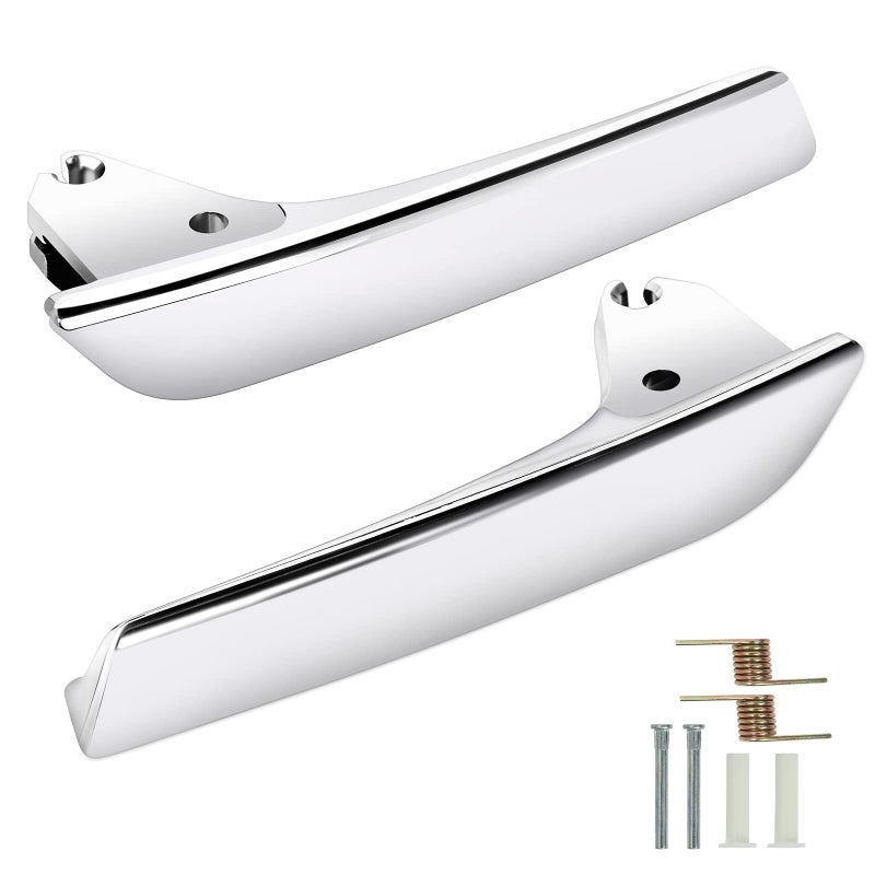 BINWUHI Chrome Interior Pair Driver Passenger Side Door Handles Compatible with 2007-2014 Chevy Silverado Tahoe Avalanche Cadillac Escalade GMC Yukon Pickup Truck Replace 81195, 15935954 - Image 3