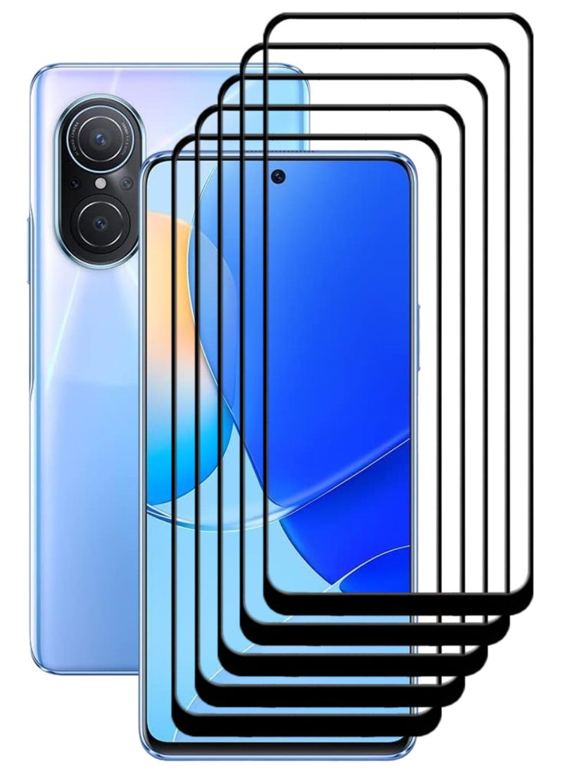 ACLIX 5 Pieces Antistatic ESD Dustproof Premium Quality High Definition Tempered Glass Screen Protector Designed For Huawei nova 9 SE - Image 1