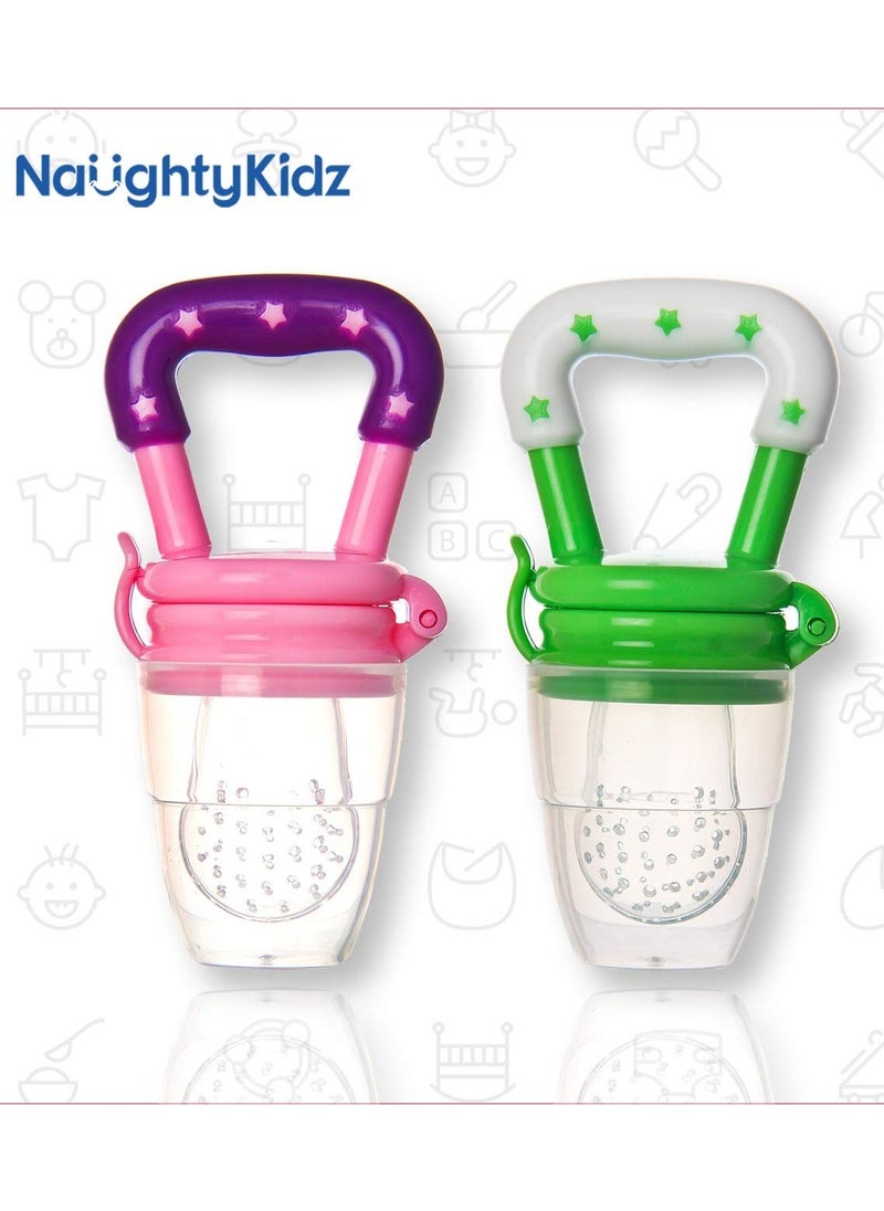 Naughty Kidz Baby Food Feeder, Fruit Feeder Pacifier, Fruit Nibbler  - Image 2