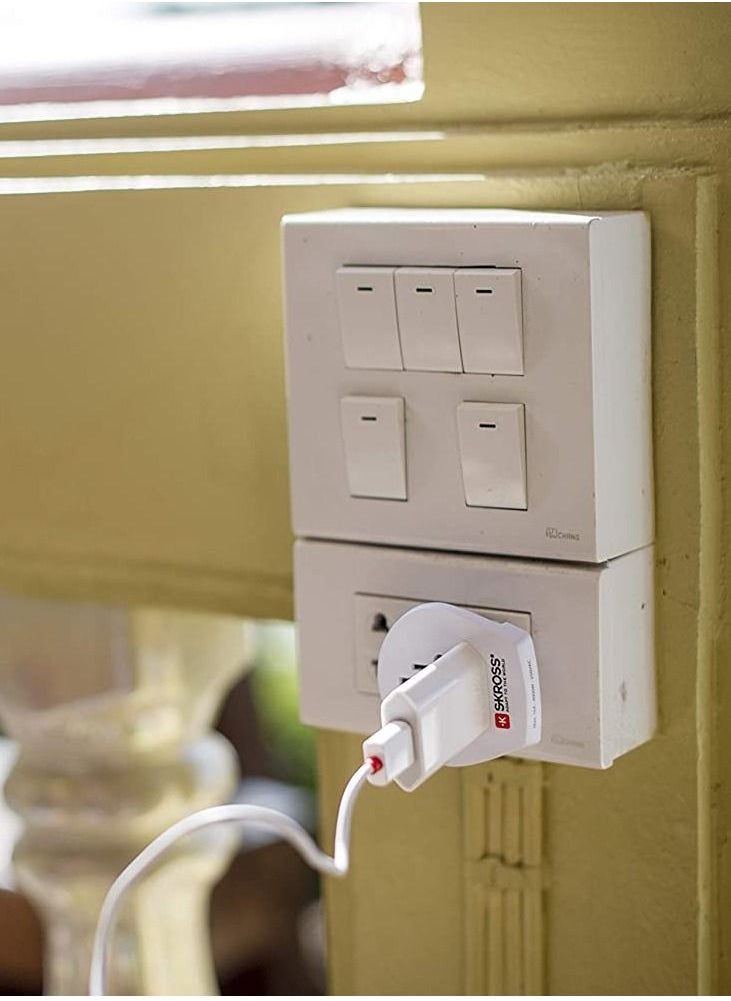 SKROSS - SKROSS Travel Adapter, Travel Essentials International Plug Adapter For World To Europe - Image 1