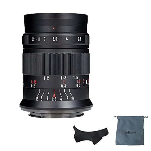 7artisans 60mm F2.8 Mark II Macro Manual Focus Camera Lens APS-C Mirrorless Camera Lens for Fujifilm Fuji Cameras Like X-A1 X-A2 X-at X-M1 XM2 X-T1 X-T2 X-T10 X-Pro1 X-E1 X-E2 - Image 1