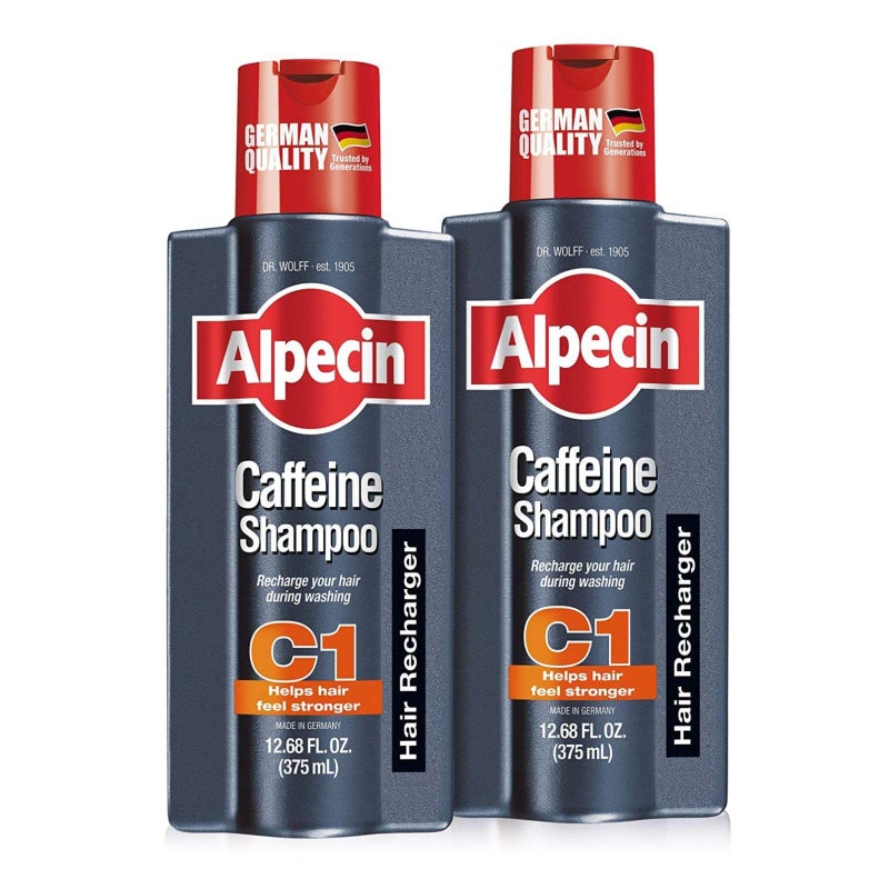 Alpecin C1 Caffeine Shampoo 12.68 fl oz (Pack of 2) I Hair Performance Enhancer I Promotes Natural Hair Growth and Thickness I Energizes Scalp - Image 1