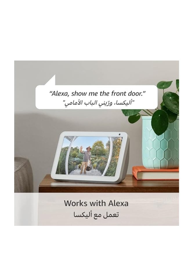 Ring - Introducing Ring Battery Video Doorbell Plus + Ring Chime  Wireless Video Doorbell camera with 1536p HD Video, Head-To-Toe View, Colour Night Vision - Image 1