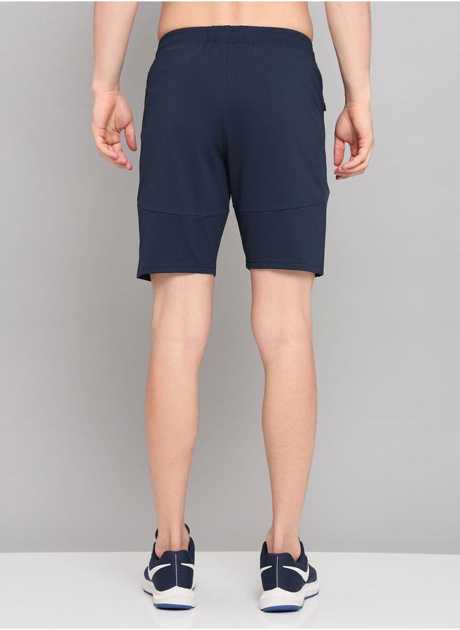Technosport - Printed Shorts with Pockets by Styli - Image 1