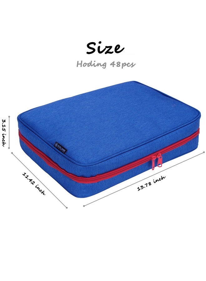 KISLANE Carrying Case For 48 Hot Wheels Cars Kids Toy Cars Storage Case Hold 48 Hot Wheels Cars(Bag Only (Blue)  - Image 4