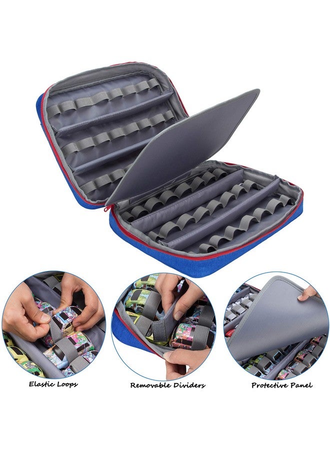 KISLANE Carrying Case For 48 Hot Wheels Cars Kids Toy Cars Storage Case Hold 48 Hot Wheels Cars(Bag Only (Blue)  - Image 3