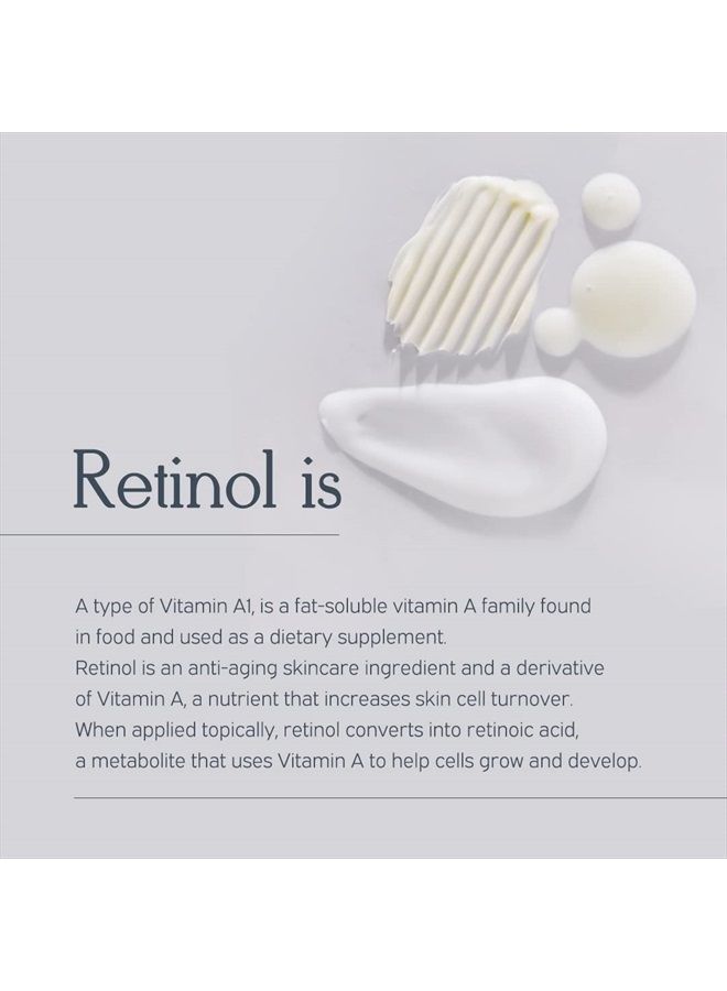 MIZON Retinol Youth (0.3% Retinol Cream), Wrinkle Care, Shea Butter, Peptides, Niacinamide, Bakuchiol (0.99 oz)  - Image 4