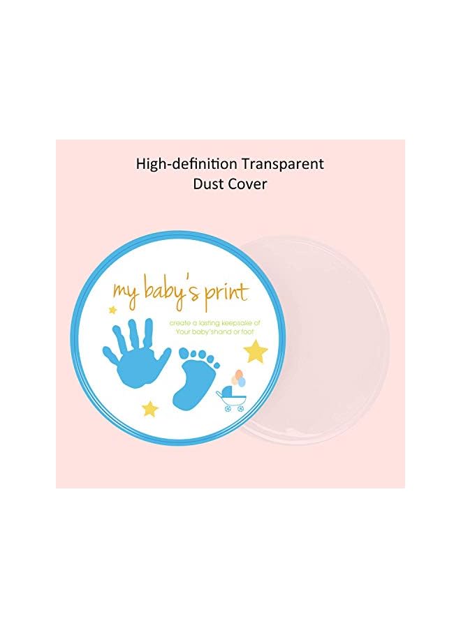 DMG TECH Baby Handprint Footprint Keepsake Kit, Baby Prints Photo Frame for Newborn, Baby Nursery Memory Art Kit Frames, Baby Shower Picture Frames fit for Baby Boy Girl (Blue) - Image 3