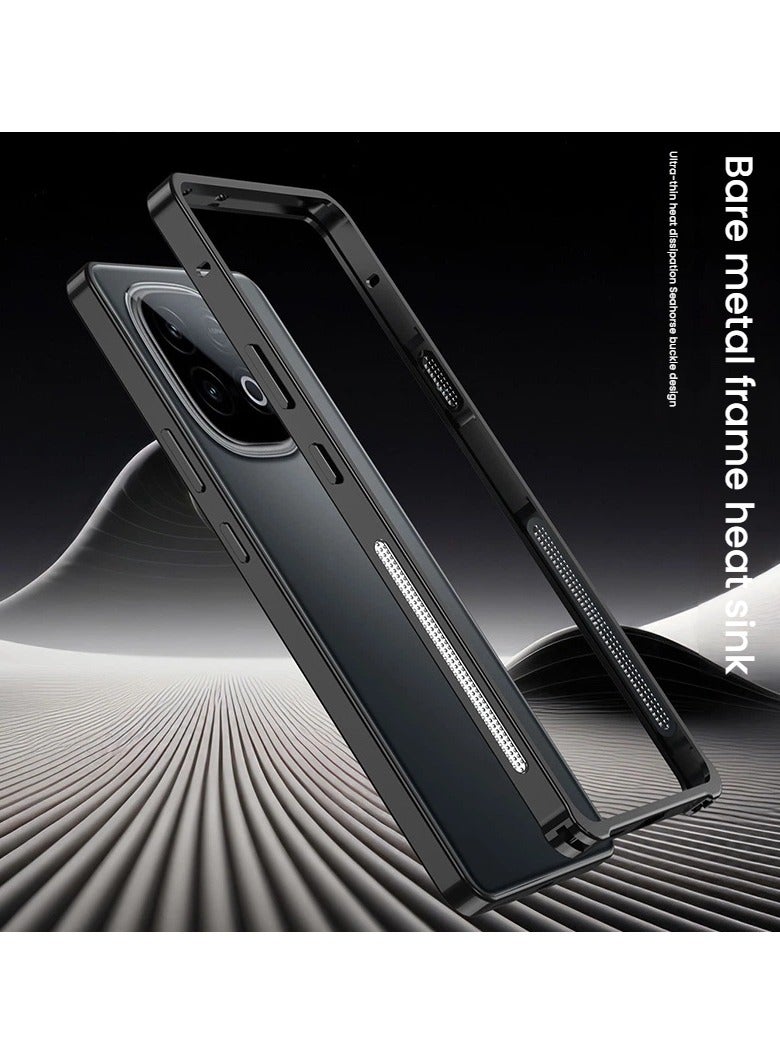 Case compatible with vivo Y300 GT, Rugged PC frame caseSlim and lightweight shockproof case for vivo Y300 GT - Image 2