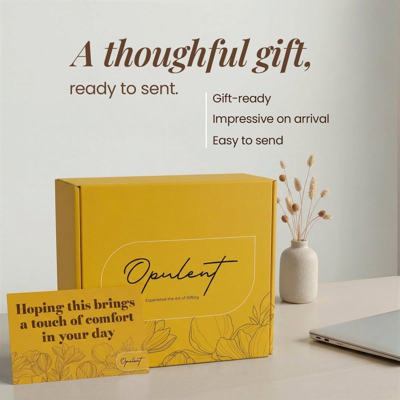 Opulent Luxury Self Care Gifts for Women - Hug in a Box Comfort Care Package - Spa Gift Set with 40 oz Tumbler & Cozy Blanket - Ideal for Get Well, Thinking of You, Birthday, Sympathy & Corporate - Image 4