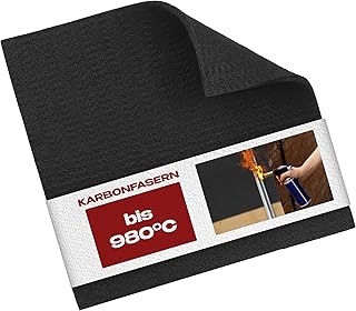 The Felt Store The Felt Store HIGH Temp Felt Plumbers PAD: Black, 12" X 12" X 1/8" Thick  - Image 1