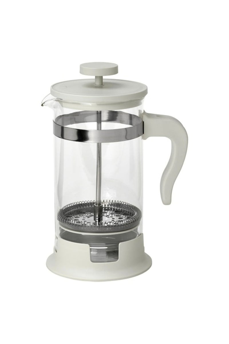 UPPHETTA Coffee/Tea Maker – Classic French Press (1 L, Glass & Stainless Steel) - Image 1