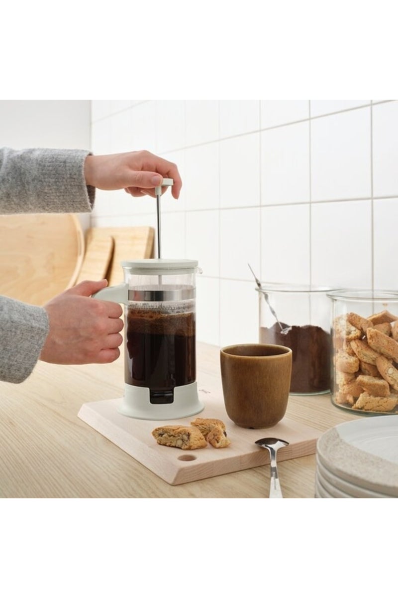 UPPHETTA Coffee/Tea Maker – Classic French Press (1 L, Glass & Stainless Steel) - Image 4