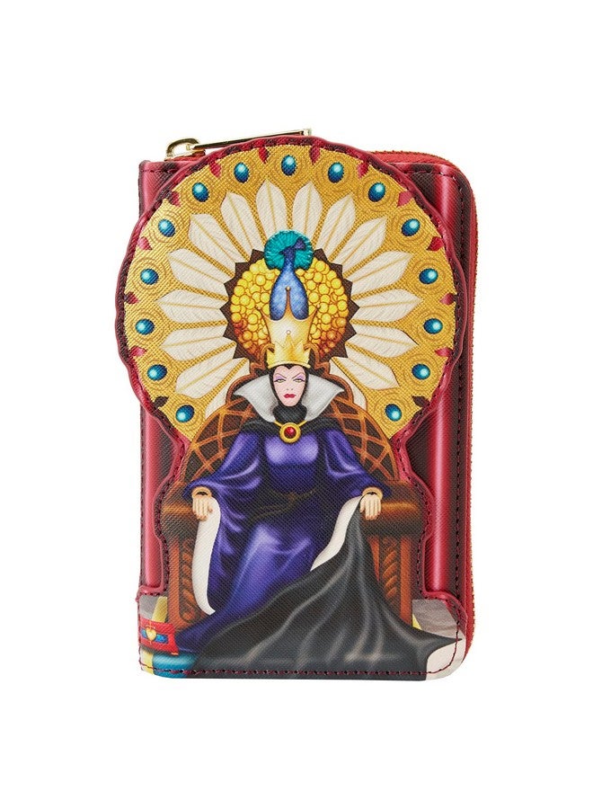 Loungefly Disney Snow White Evil Queen Throne Zip Around Wallet