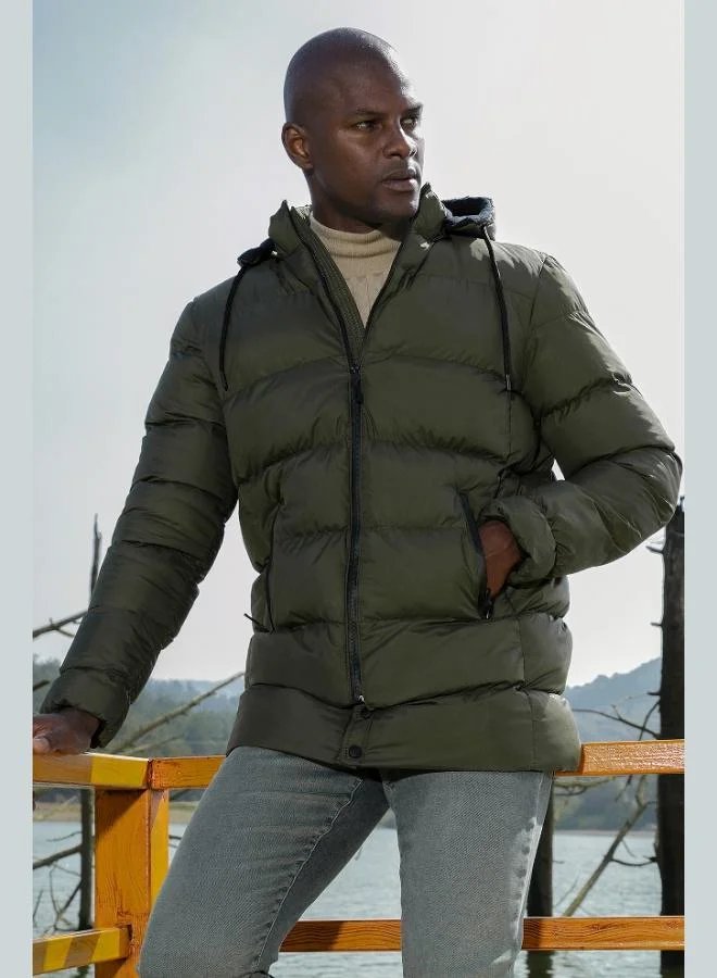 Buratti  Buratti Slim Fit Waterproof and Windproof Puffer Jacket with Removable Hood for Men JACKET 649009 for Men | Best Price UAE