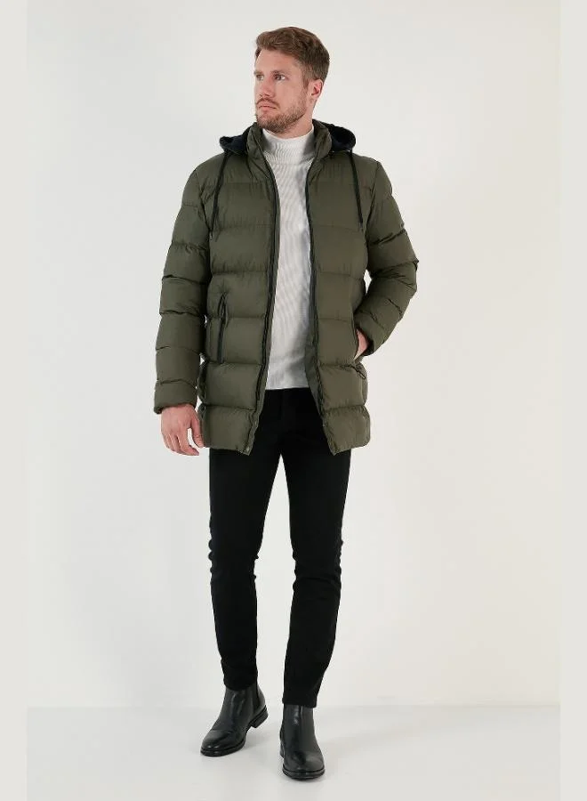 Buratti  Buratti Slim Fit Waterproof and Windproof Puffer Jacket with Removable Hood for Men JACKET 649009 for Men | Best Price UAE