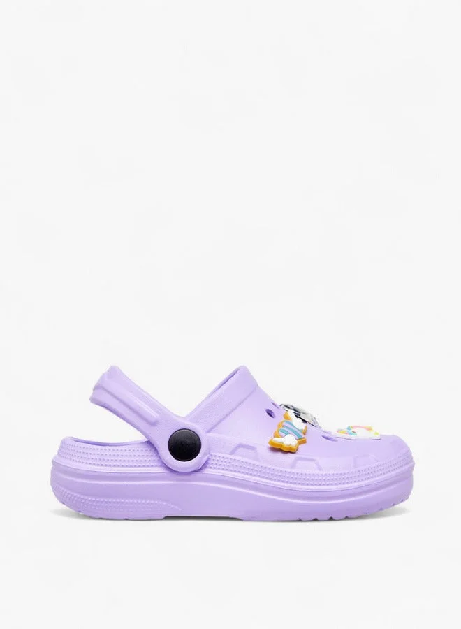 Unicorn Accent Clogs with Backstrap
