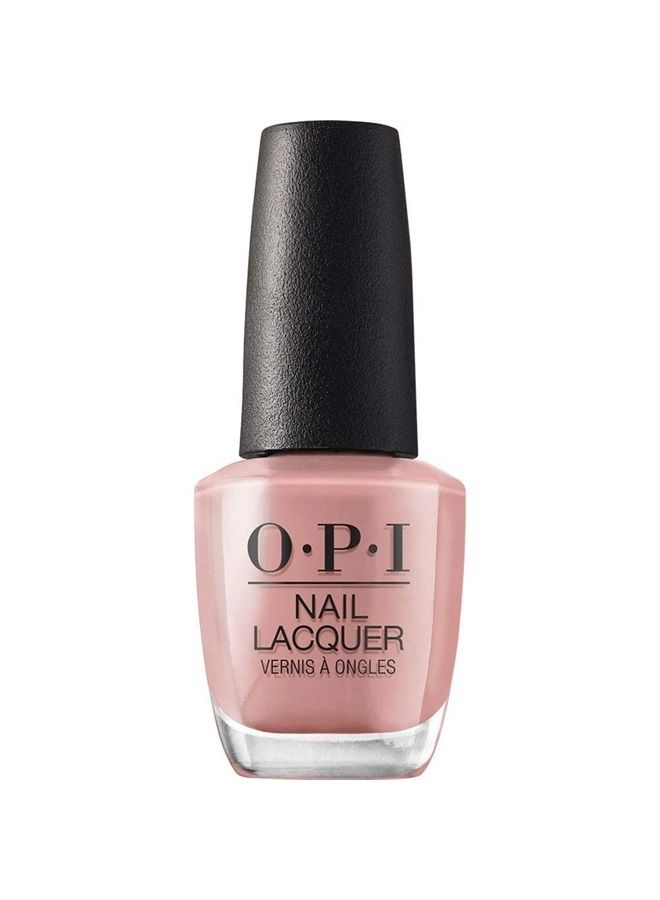 OPI Nail Lacquer, Barefoot in Barcelona, Nude Nail Polish, 0.5 fl oz - Image 1
