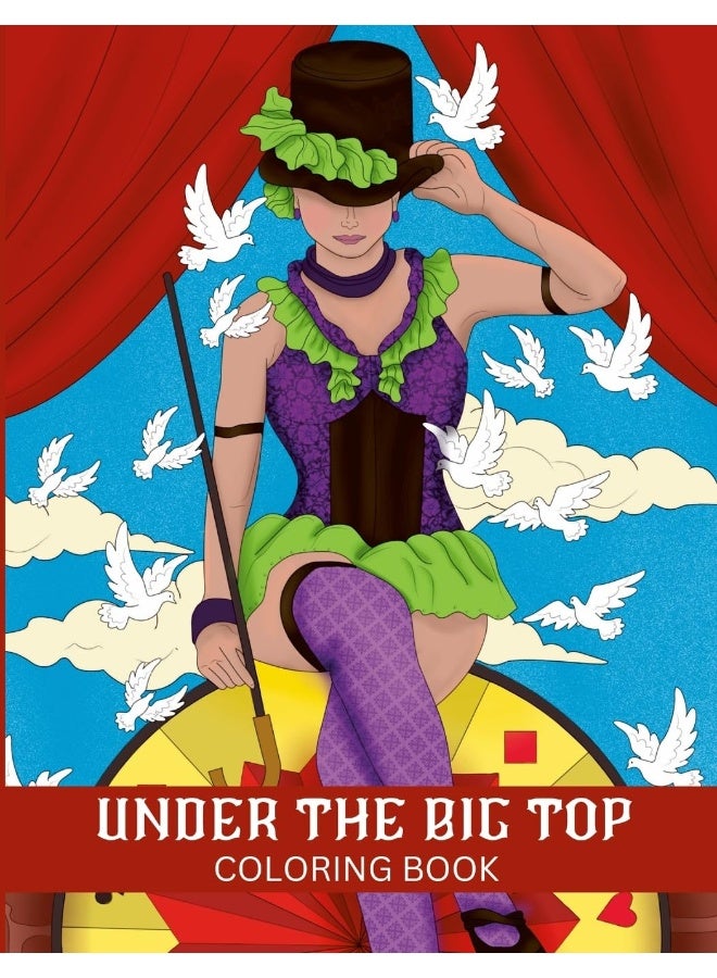 Under The Big Top Coloring Book  - Image 1