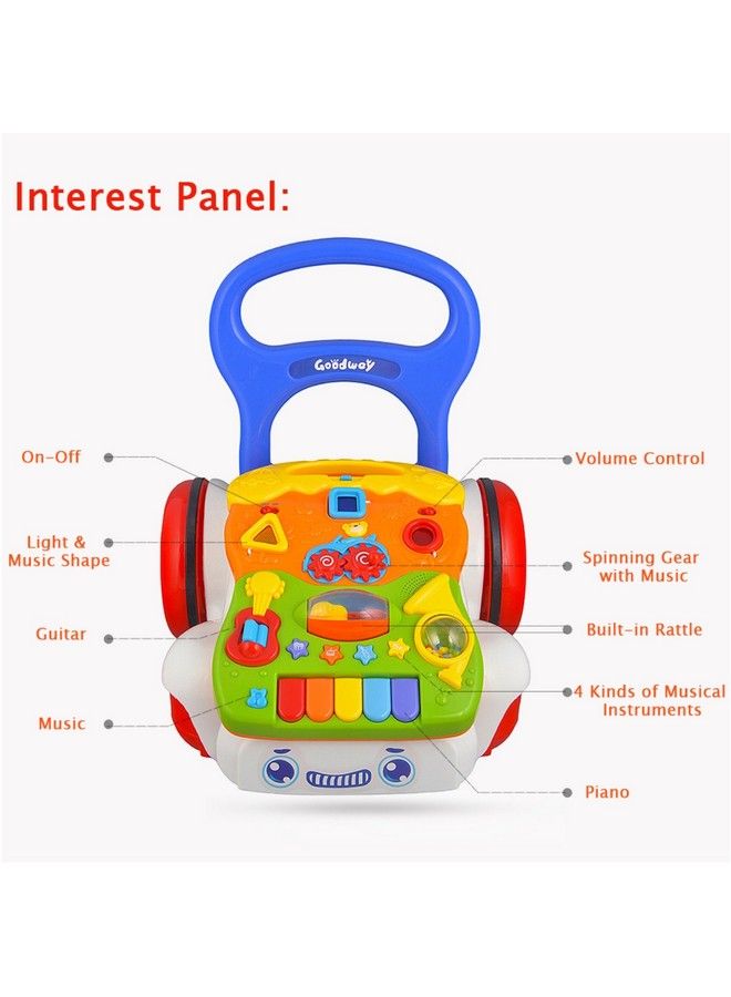 Magicwand Interactive Self Balancing Scientific Learning Walker For Toddlers With Removable Front Play Panel - Image 4