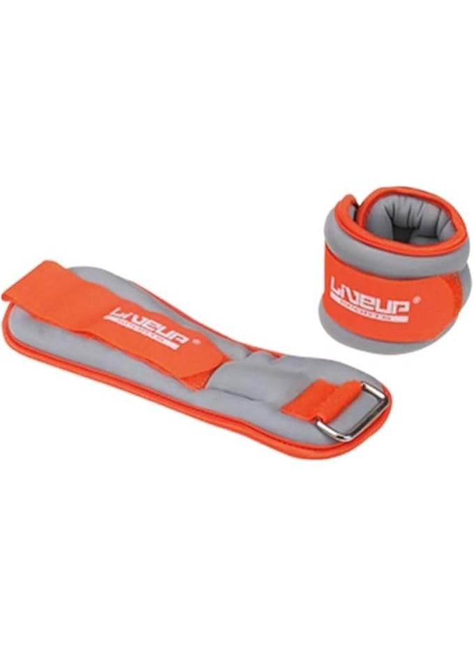 Liveup Sports Lycra Ankle/Wrist Weights 0.5Kg – Adjustable and Comfortable Pair for Enhanced Workouts - Image 1