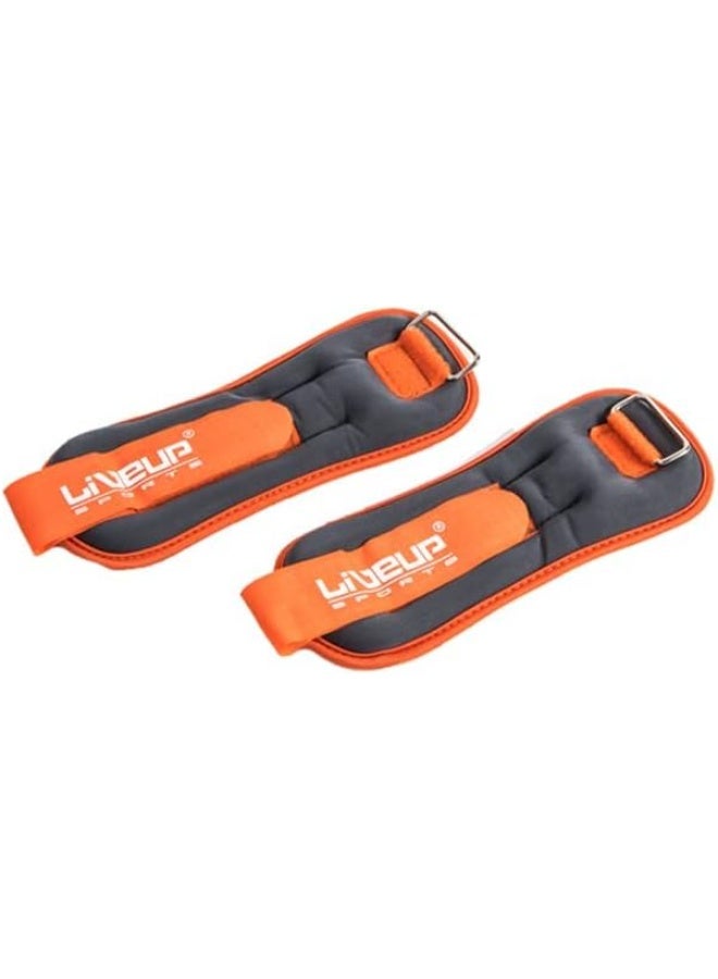 Liveup Sports Lycra Ankle/Wrist Weights 0.5Kg – Adjustable and Comfortable Pair for Enhanced Workouts - Image 2