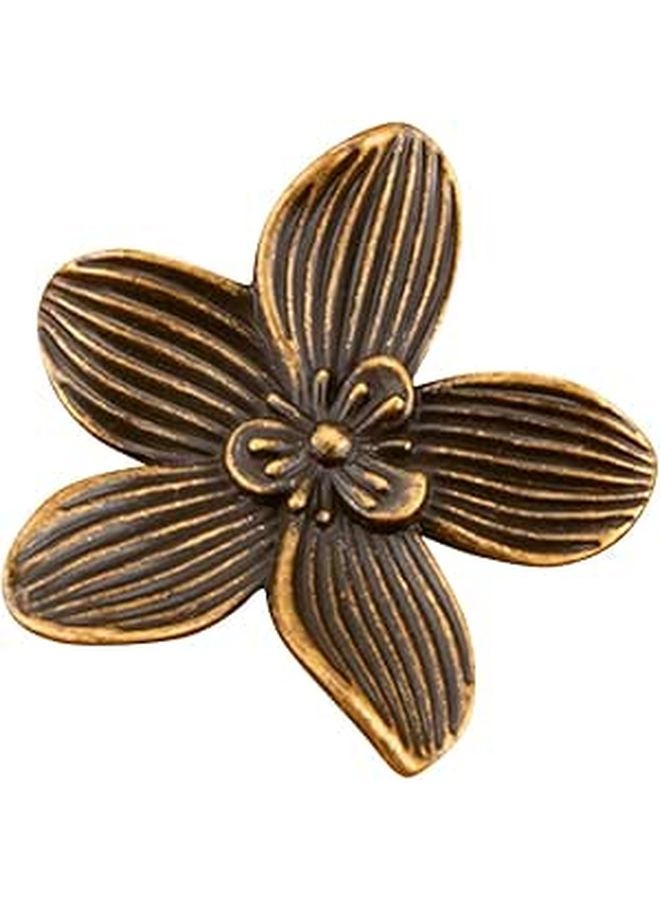 Zinc Alloy Single Hole Drawer Knob Bronze Finish Furniture Handle For Cabinet Door - Image 1