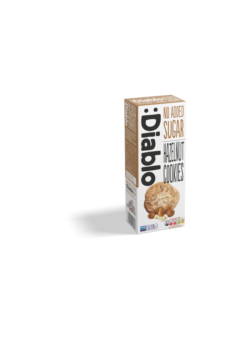 Diablo Sugar Free Hazelnut Cookies | No Added Sugar | Sweetened with Maltitol | Low Sugar Snack with Nuts & Chocolate | Diabetic Friendly | 135g (Pack of 3) (Expiry Date 30th June 2026) - Image 5