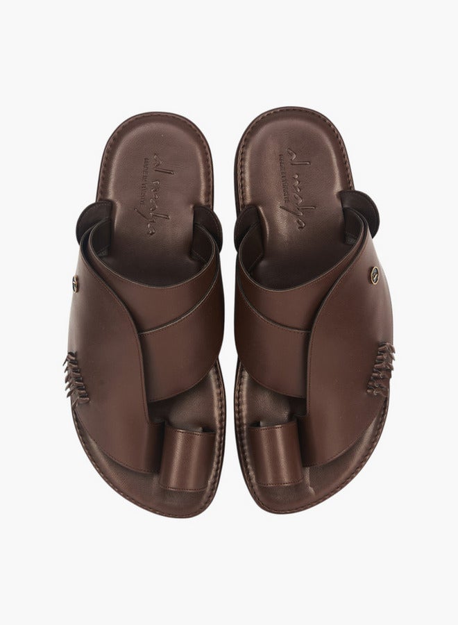 Al Waha Men's Arabic Sandals with Toe Loop - Ramadan Collection  - Image 1