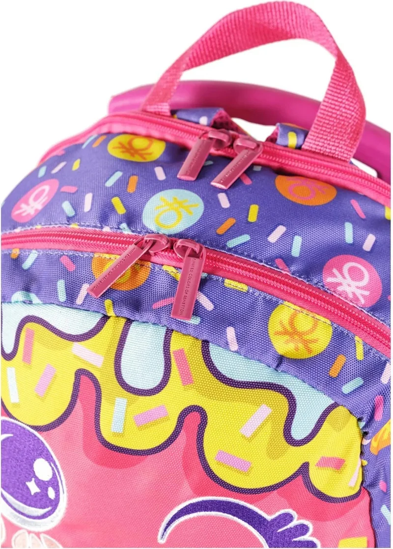 UNITED COLORS OF BENETTON . Double Compartment Primary School Bag 03679