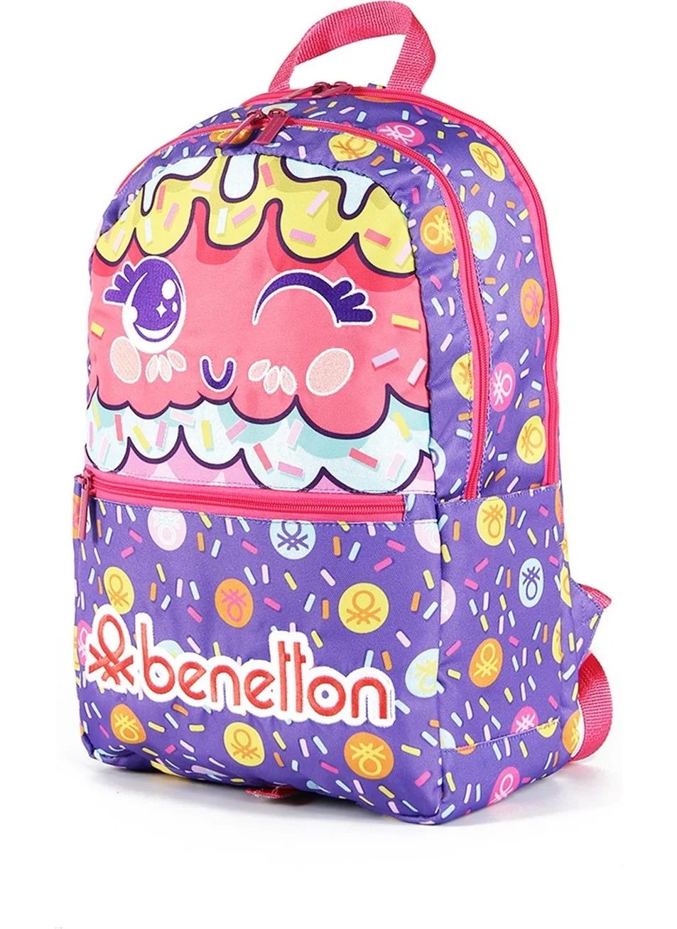 UNITED COLORS OF BENETTON . Double Compartment Primary School Bag 03679