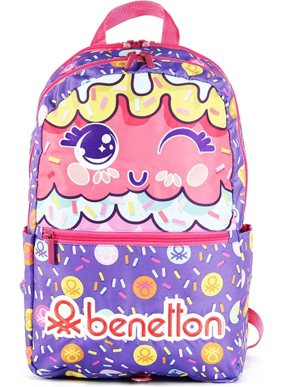 UNITED COLORS OF BENETTON . Double Compartment Primary School Bag 03679